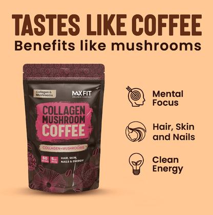 Collagen Mushroom Instant Coffee