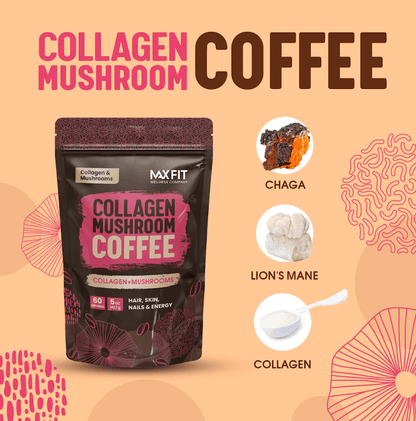 Collagen Mushroom Instant Coffee
