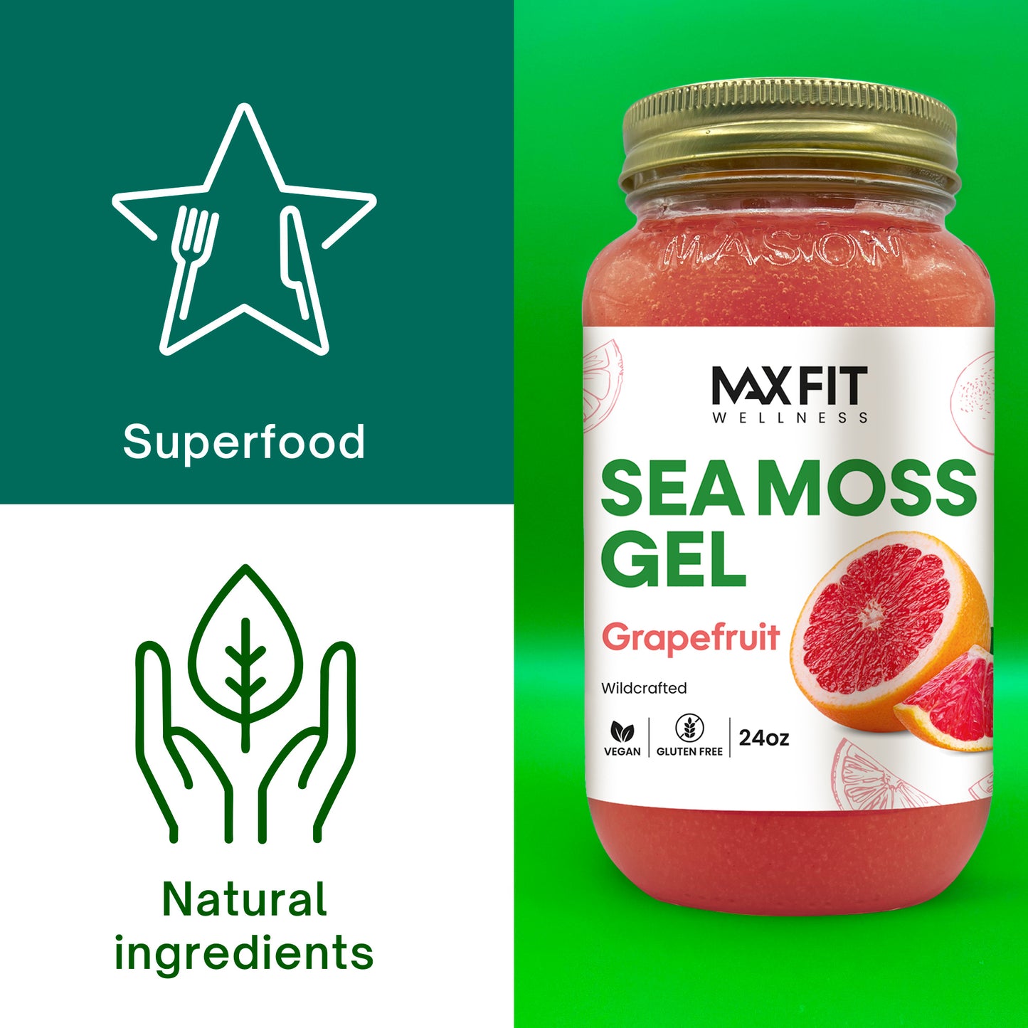 Grapefruit Sea Moss Gel 24oz