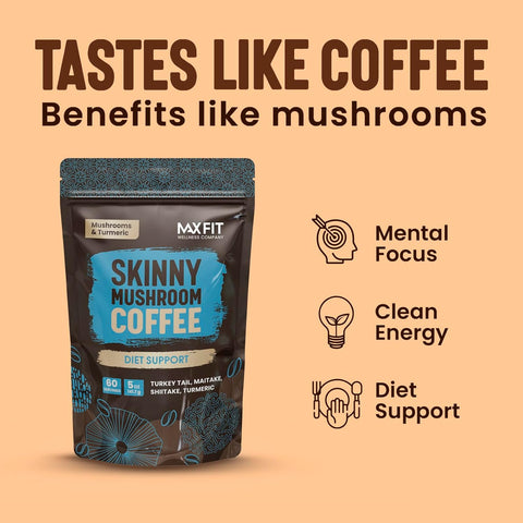 Skinny Instant Mushroom Coffee (60 Servings)