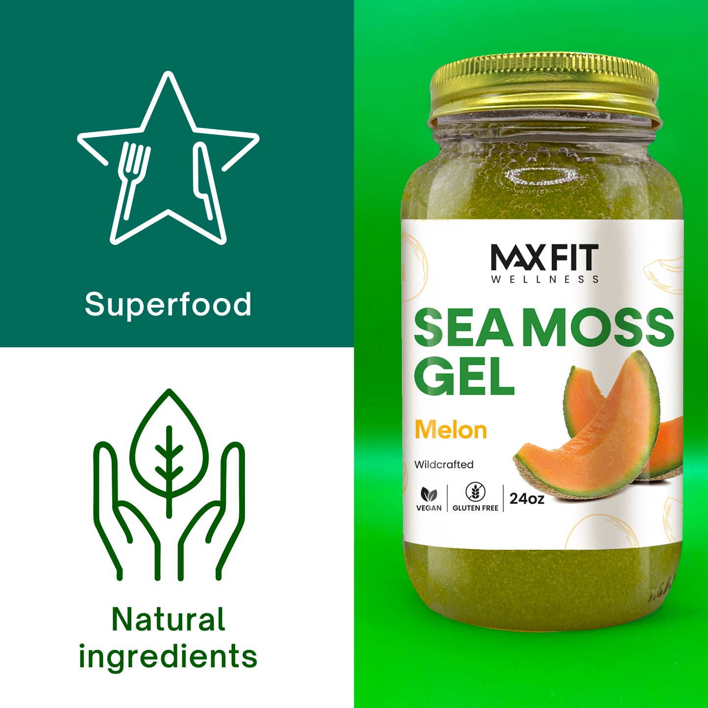 Melon Sea Moss Gel 24oz