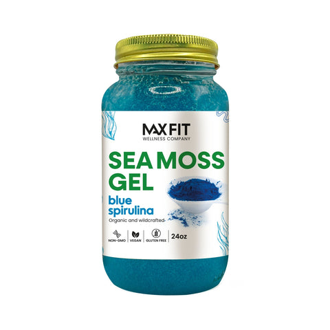 Blue Spirulina Sea Moss Gel Organic 24oz - 1800SEAMOSS.com