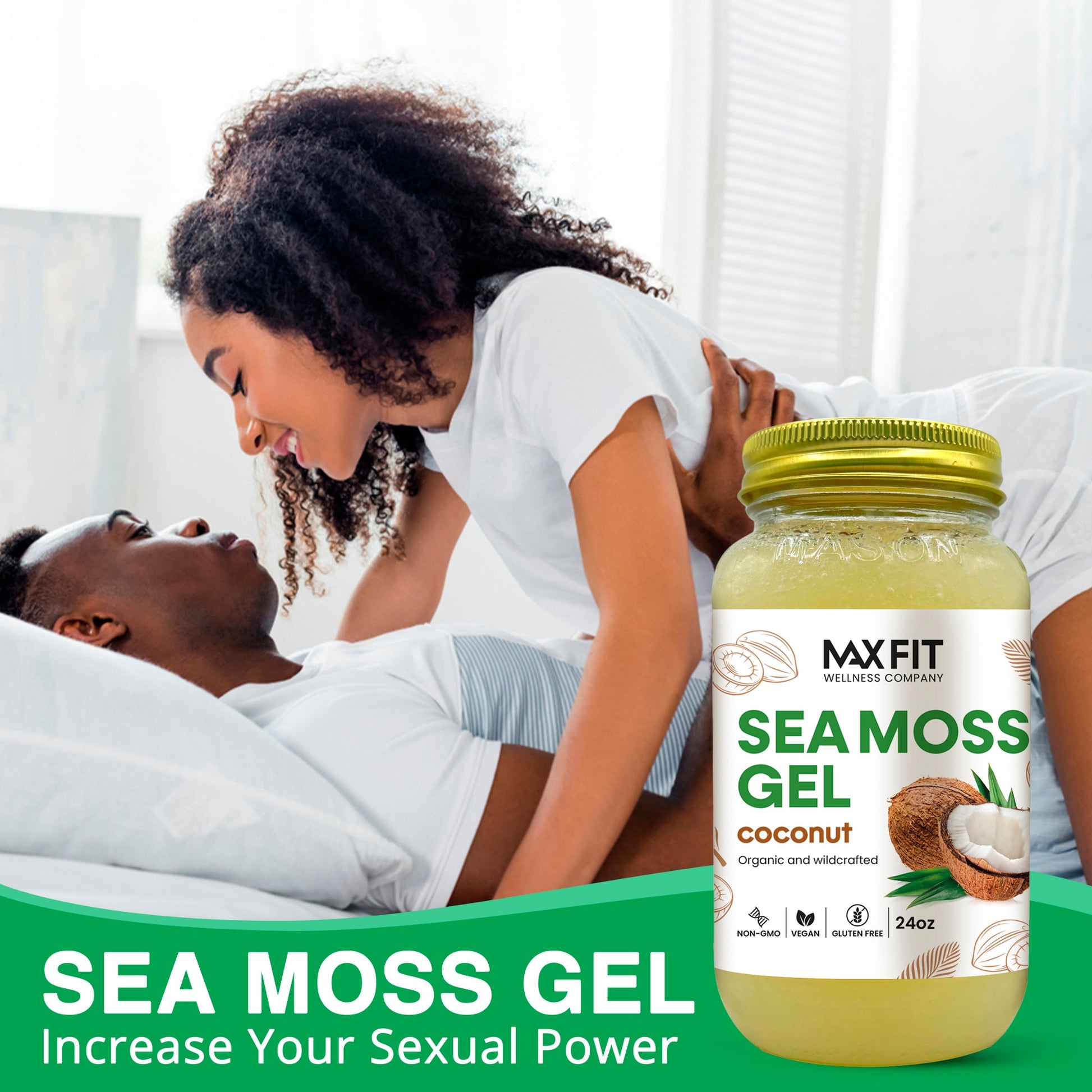 Coconut Sea Moss Gel 24oz - 1800SEAMOSS.com