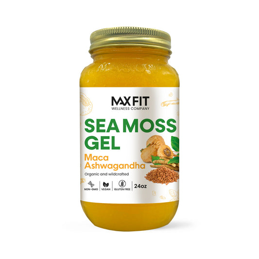 Maca Ashwagandha Mango Sea Moss Gel 24oz - Max Fit Wellness