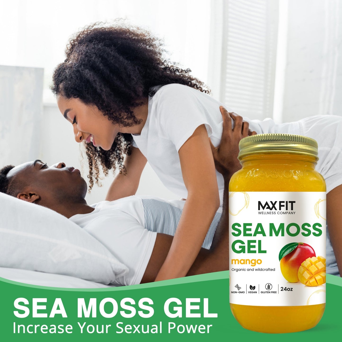 MANGO SEA MOSS GEL 24oz - 1800SEAMOSS.com