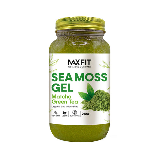 Matcha Green Tea Sea Moss Gel 24oz - Max Fit Wellness