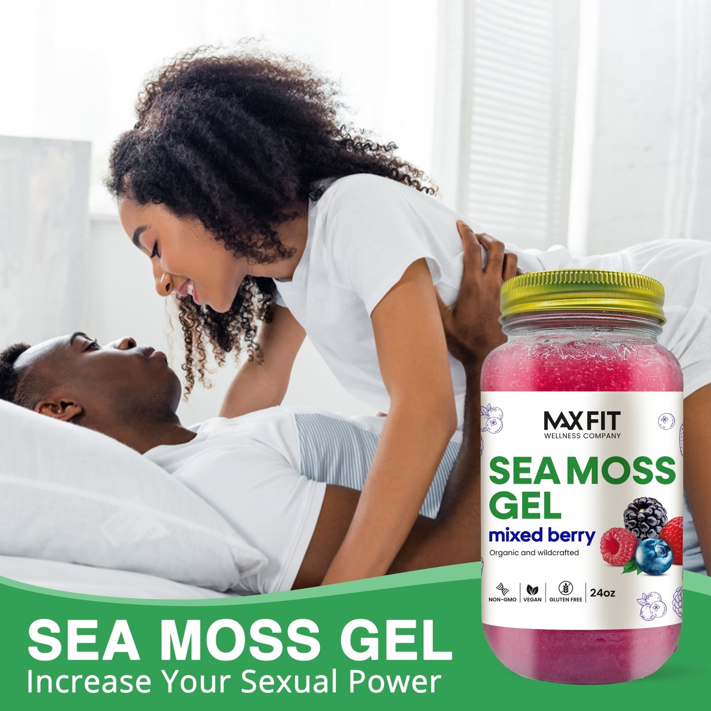 MIXED BERRY SEA MOSS GEL 24oz - 1800SEAMOSS.com