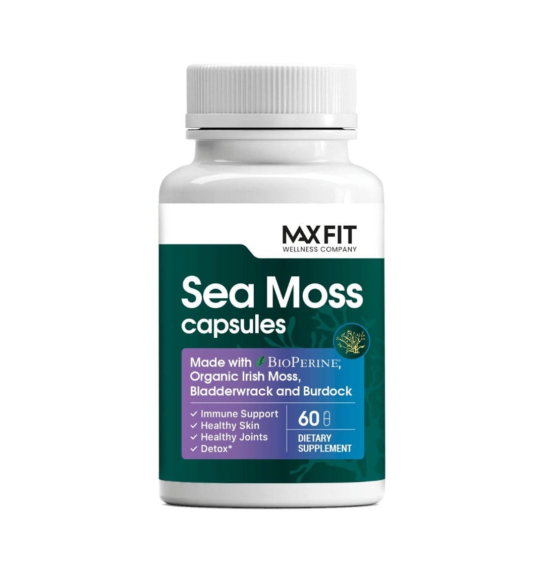 Sea Moss Capsules 60 ct – Max Fit Wellness