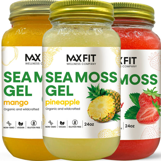 Tropical Bundle 3 jars of 24 oz(Strawberry, Pineapple, Mango) -