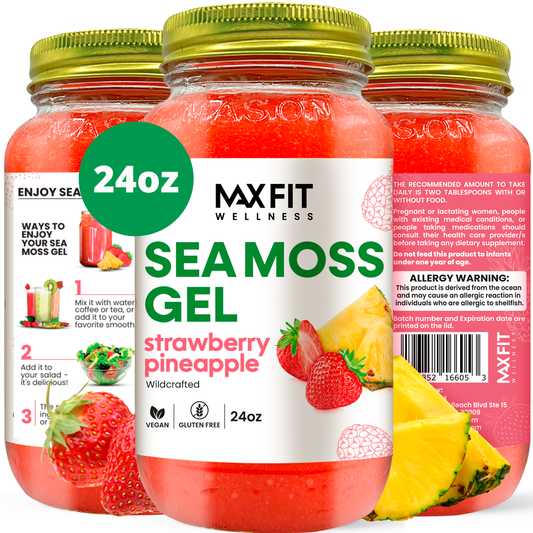 Strawberry Pineapple Sea Moss Gel 24oz