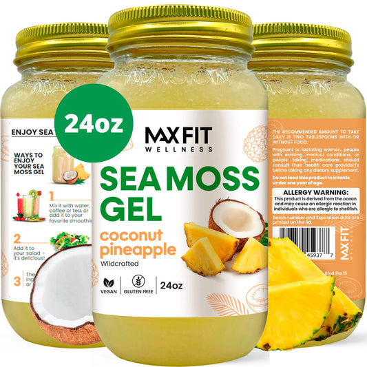 Coconut Pineapple Sea Moss Gel 24oz
