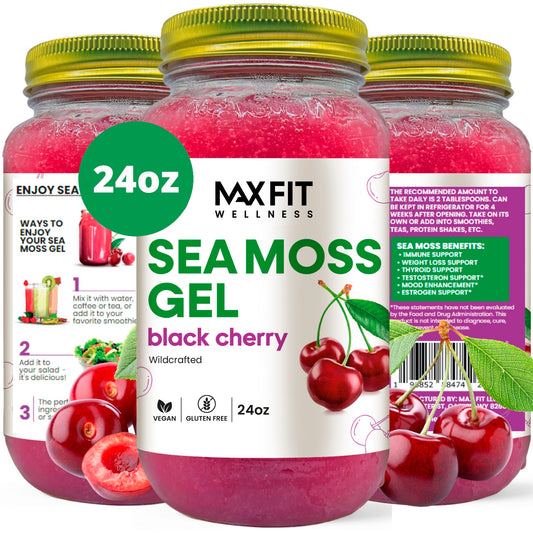 Black Cherry Sea Moss Gel 24oz