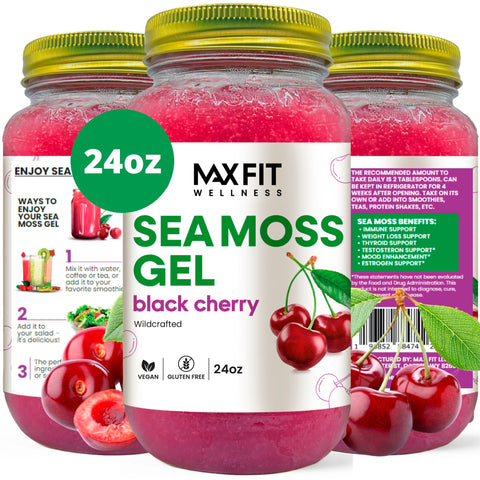Black Cherry Sea Moss Gel 24oz