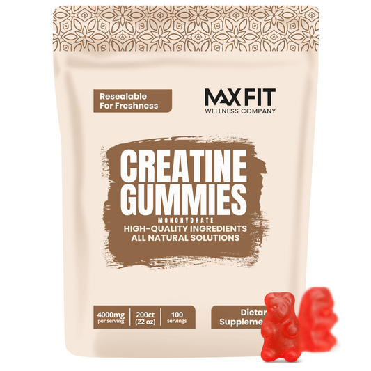 Creatine Monohydrate Gummies, Strawberry Flavor (200 Gummies, 4000mg/Serving)