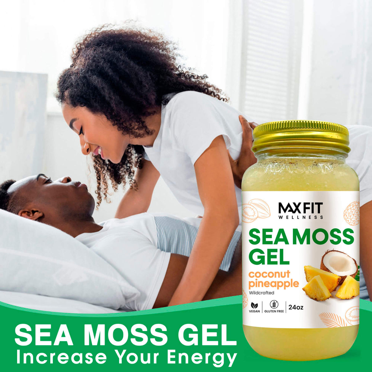 Coconut Pineapple Sea Moss Gel 24oz