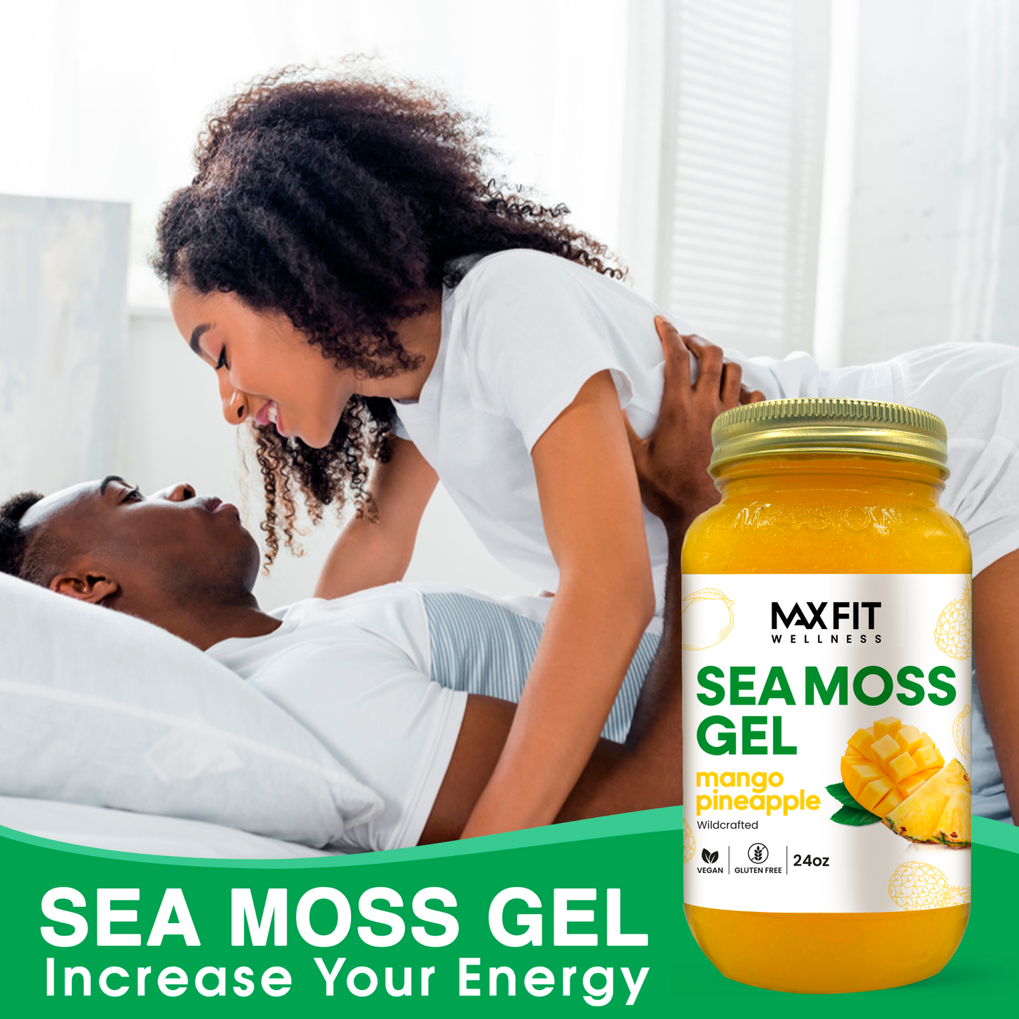 Mango Pineapple Sea Moss Gel 24oz