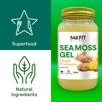 Ginger Pineapple Sea Moss Gel 24oz