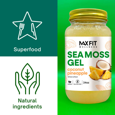 Coconut Pineapple Sea Moss Gel 24oz