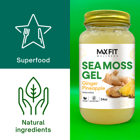 Ginger Pineapple Sea Moss Gel 24oz