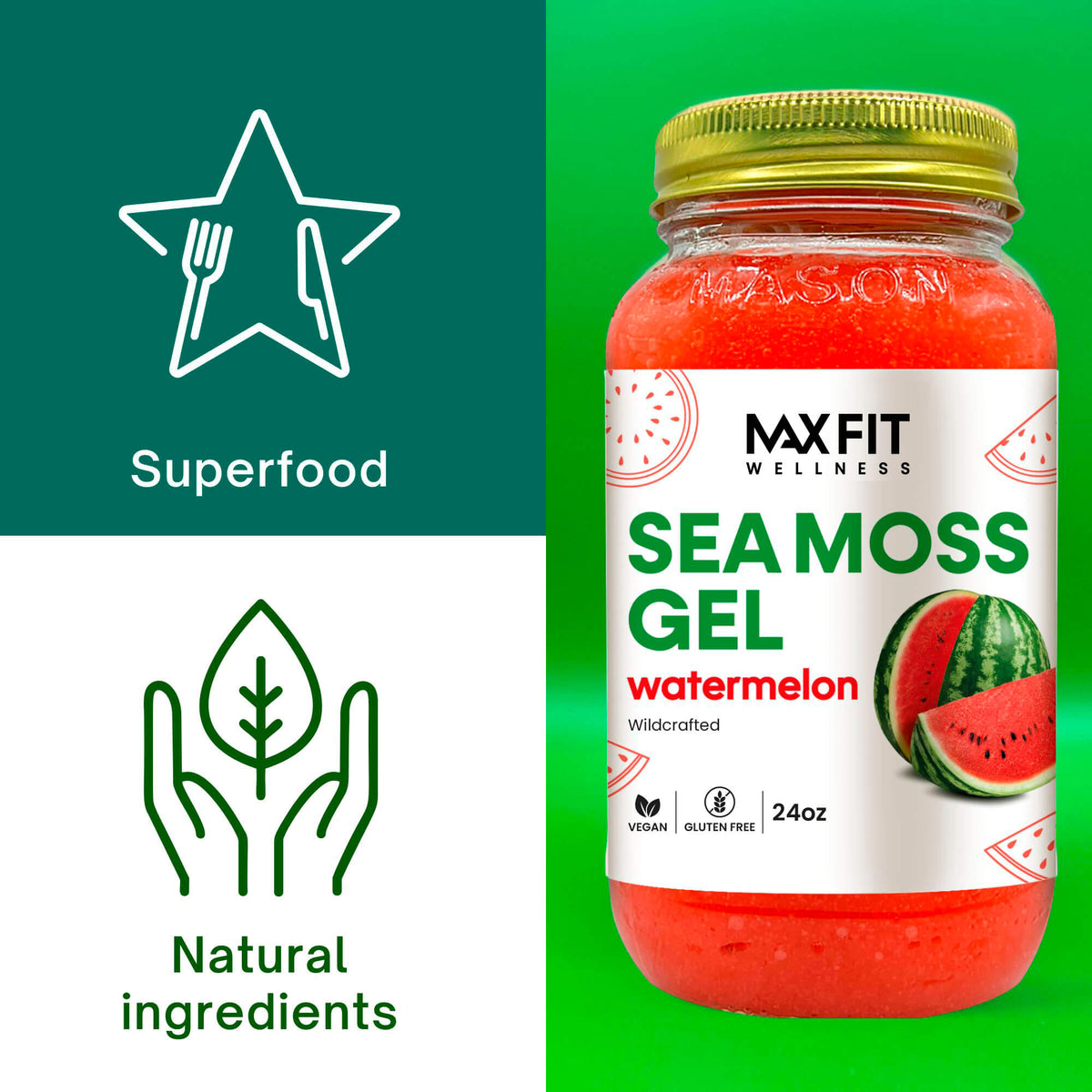 Watermelon Sea Moss Gel 24oz