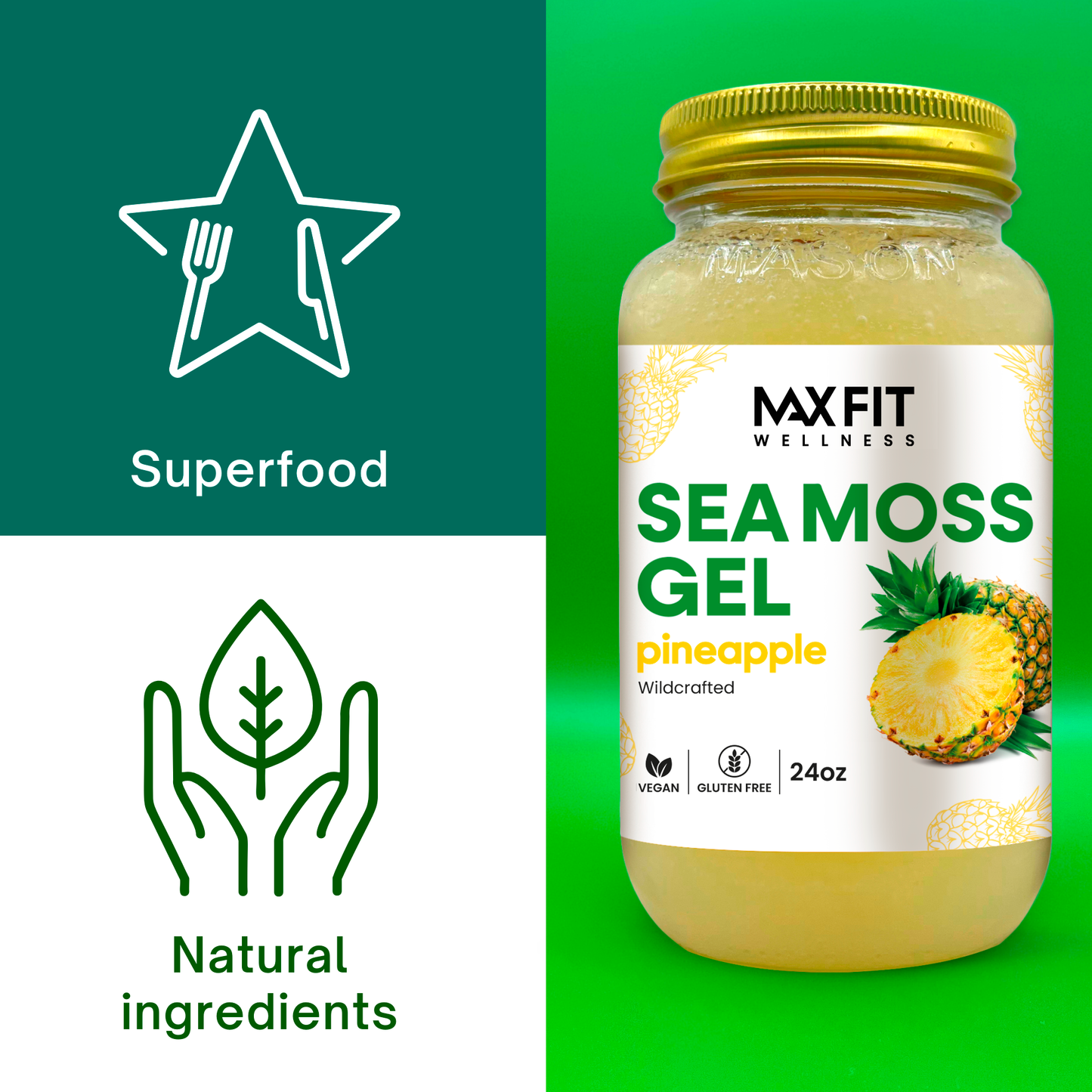 Pineapple Sea Moss Gel 24oz