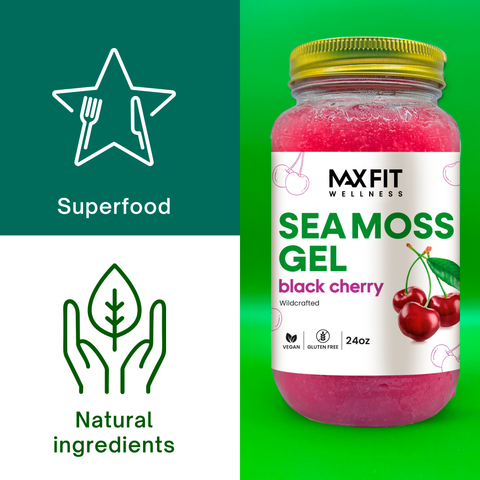 Black Cherry Sea Moss Gel 24oz