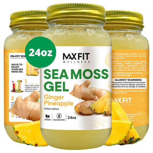 Ginger Pineapple Sea Moss Gel 24oz