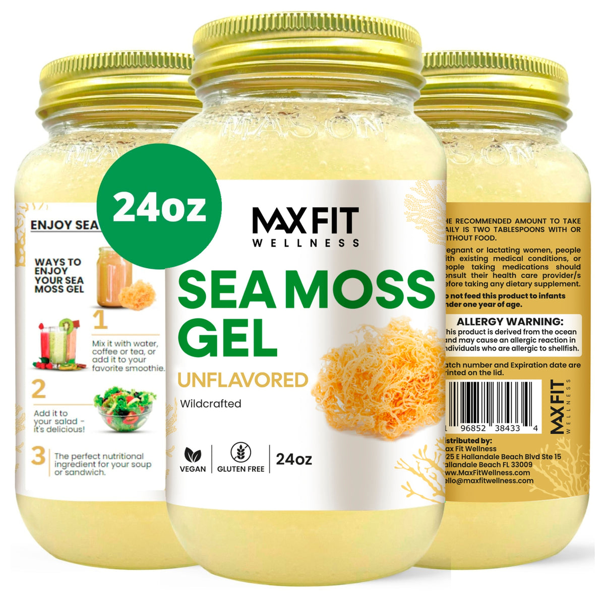 Original (Unflavored) Sea Moss Gel 24oz