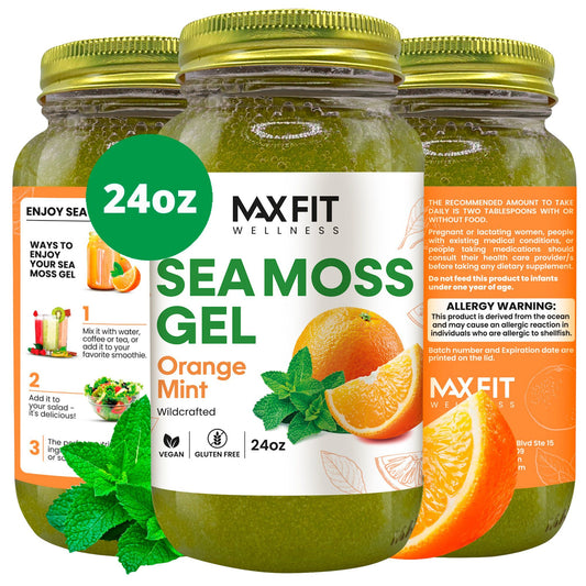 Orange Mint Sea Moss Gel 24oz