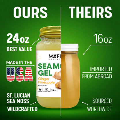 Ginger Pineapple Sea Moss Gel 24oz