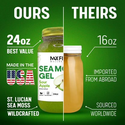 Sour Apple Sea Moss Gel 24oz