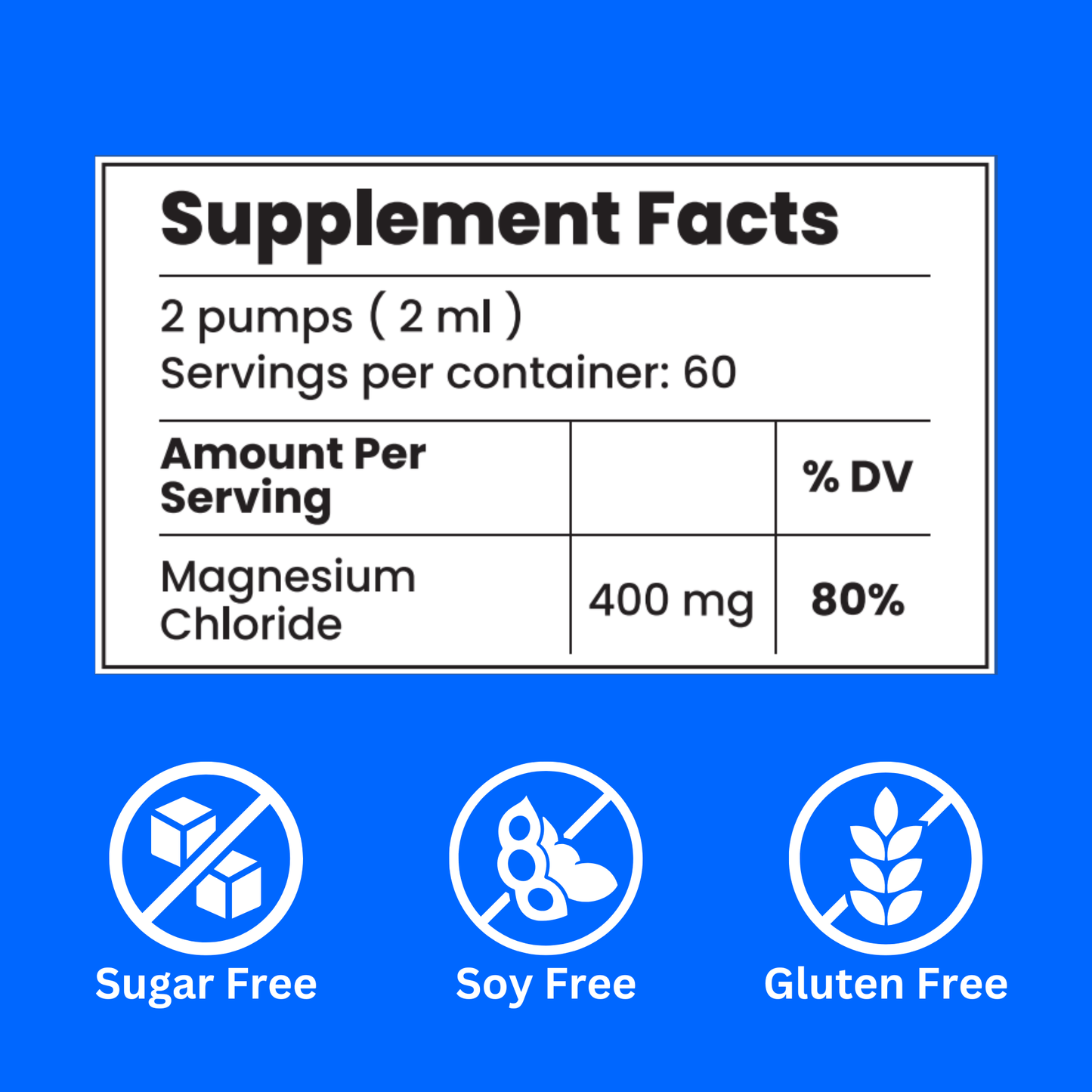 Ionic Liquid Magnesium Chloride Drops 400 mg Max Fit Wellness