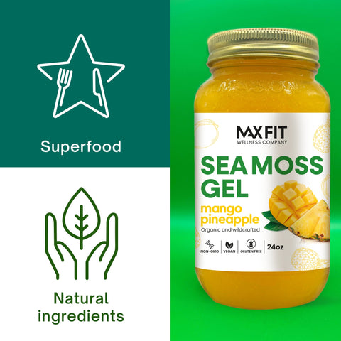 MANGO PINEAPPLE SEA MOSS 24oz - 1800SEAMOSS.com