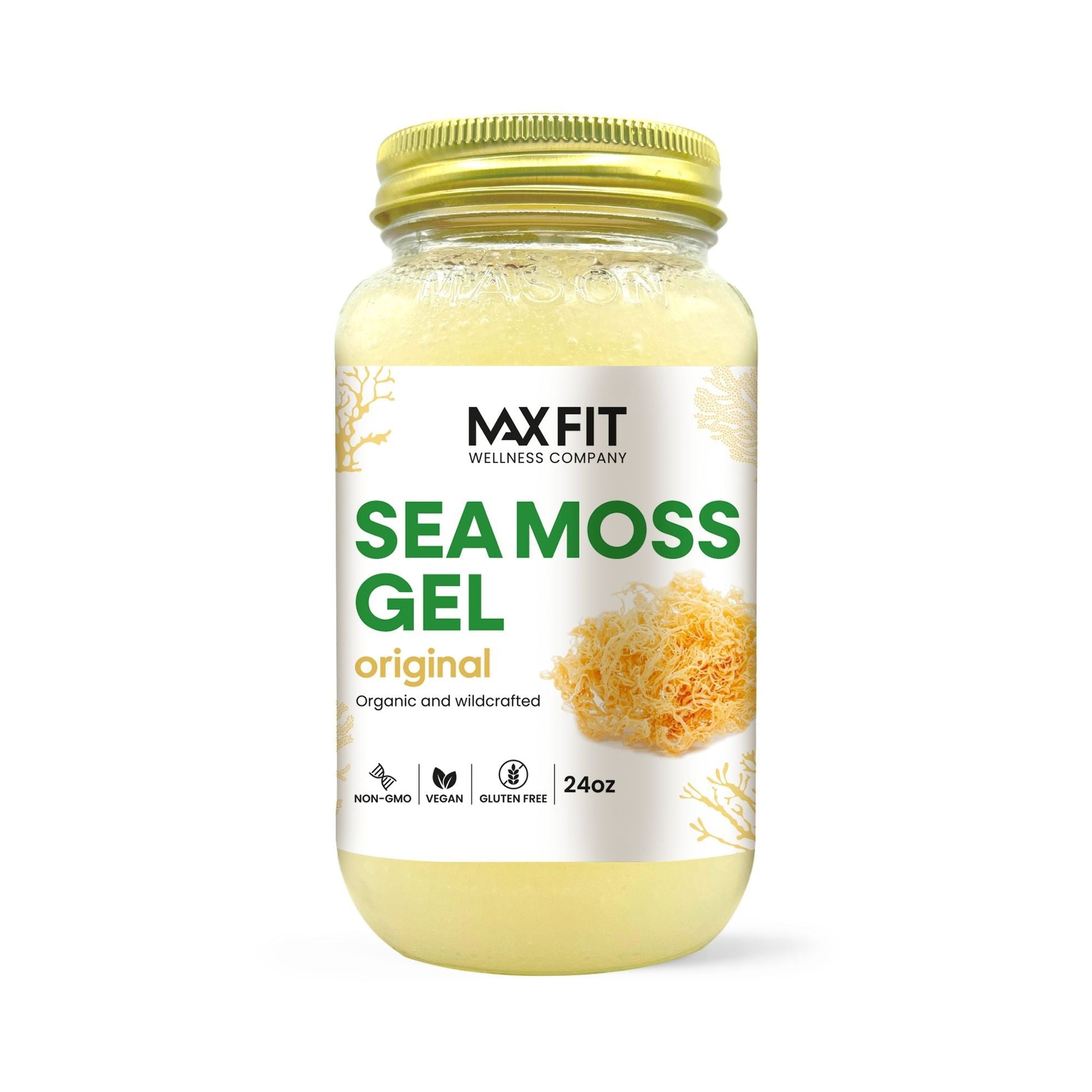 Organic Sea Moss Gel 24 oz  Original Flavor Sea Moss Gel For Sale – Max  Fit Wellness