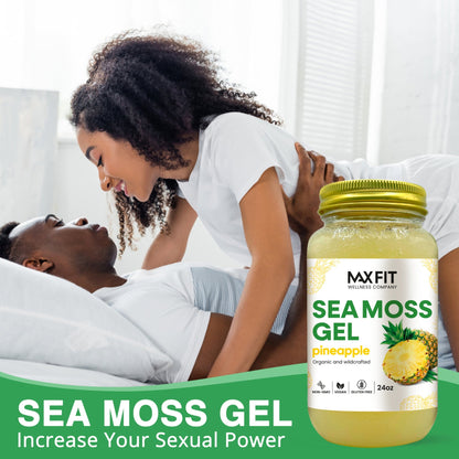 PINEAPPLE SEA MOSS GEL 24oz - 1800SEAMOSS.com