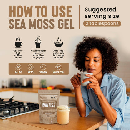 Sea Moss 2-Pack | Makes 72oz of Gel | Wild Harvested - Max Fit Wellness