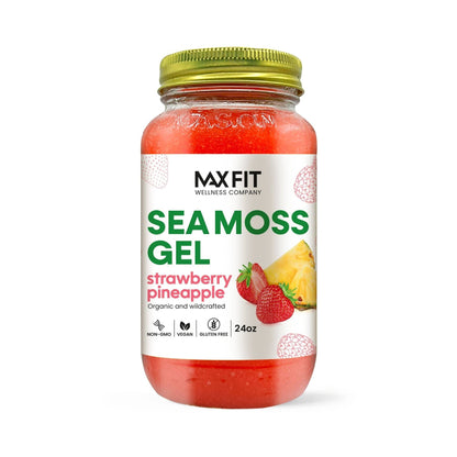 Strawberry Pineapple Sea Moss Gel 24oz - 1800SEAMOSS.com