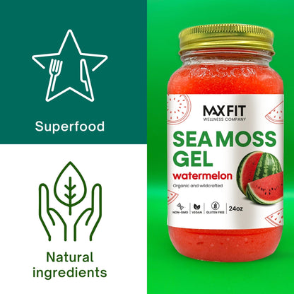 WATERMELON SEA MOSS GEL 24oz - 1800SEAMOSS.com